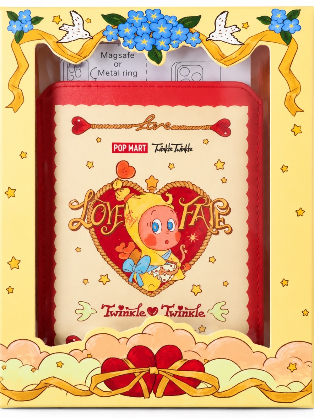 POP MART Twinkle Twinkle Nerdy Cupid Magnetic Card Clip NWT